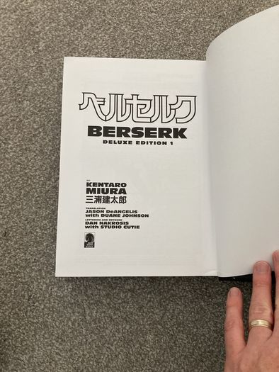 berserk deleux edition volume one