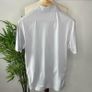 Arne Polo Shirt Mens Medium Light Grey Short Sleeve Preppy Image 4