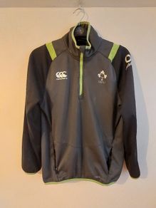 ireland rugby halfzip jumper