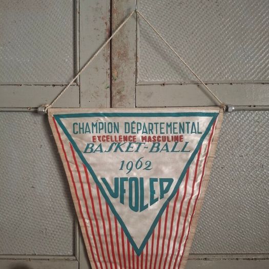 1962 French Basketball Pennant
