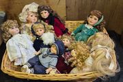 Vintage Porcelain Dolls Collection....Restoration Project, Spares &amp; Repairs