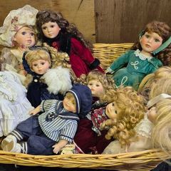 Vintage Porcelain Dolls Collection....Restoration Project, Spares & Repairs