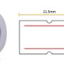 10 rolls x Price gun labels for MX-5500 pricing gun Image 4