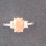 1.5 Carat brown Moonstone Sterling silver ring Image 5