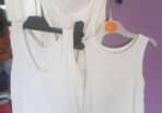 White vest t shirt size 3/4