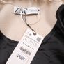 Zara Beige Cream Faux Fur Collar Belted Wrap Long Wool Coat Size L Image 3