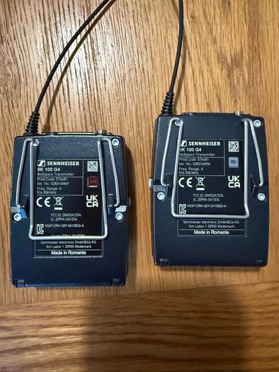 Sennheiser wireless system EM100 G4 set