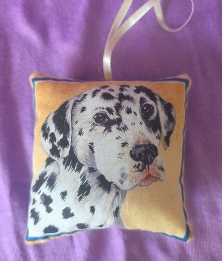 Dog hanging fabric ornament