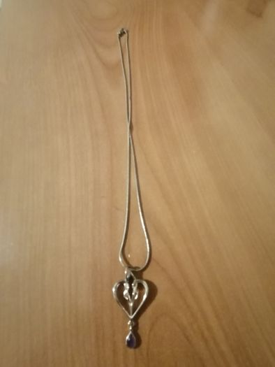 Italian silver necklace.