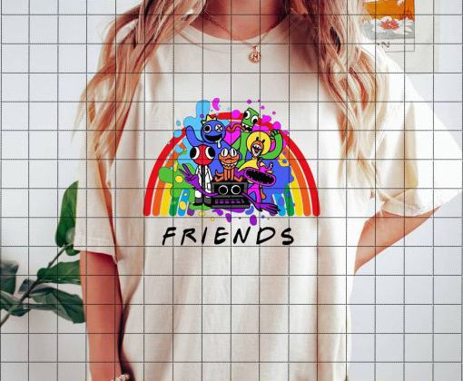 Rainbow friends t-shirts for kids and adults all sizes