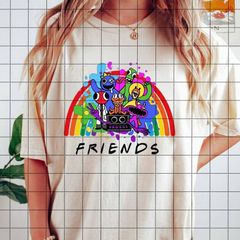 Rainbow friends t-shirts for kids and adults all sizes