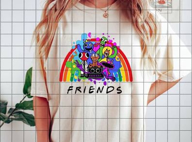 Rainbow friends t-shirts for kids and adults all sizes