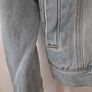 furry lined denim jacket Image 3