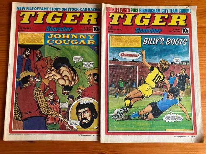 Comics: 'Tiger and Scorcher' 1979 (28 magazines)