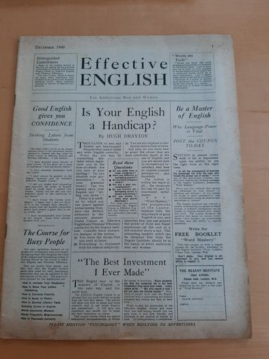 Psychology/Effective English December 1948