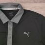 Puma Golf Black Polo Shirt Mens Large Image 3