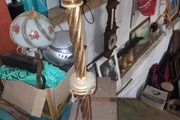 antique brass candle holder