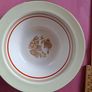 VINTAGE Large  Arklow POTTERY Bowl  With Gold Trim Arklow  POTTERY Wicklow Image 2