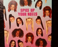 Spice Girls. Spice Up Your Notes Note Pad.