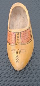 1 Vintage Dutch Wood Clog