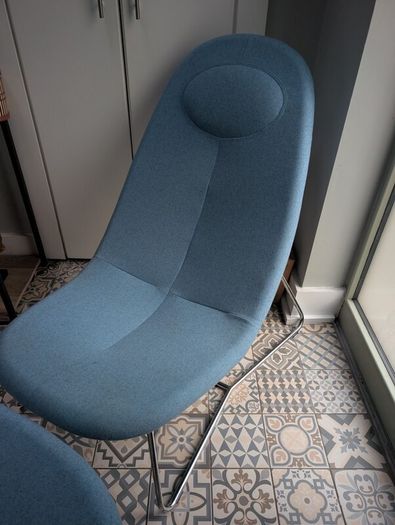 chair and footstool