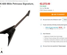 Esp-ltd MK-600 mille petrozza (Price Drop)
