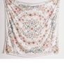 NEW SALE |  Bohemian Tapestry Wall Hanging, Mandala Flower Medallion Hippie Tapestry with White Aesthetic Wreath Design, Psychedelic Hippie Wall Decoration Ceiling for Bedroom Dorm 150 x 170 cm Image 2