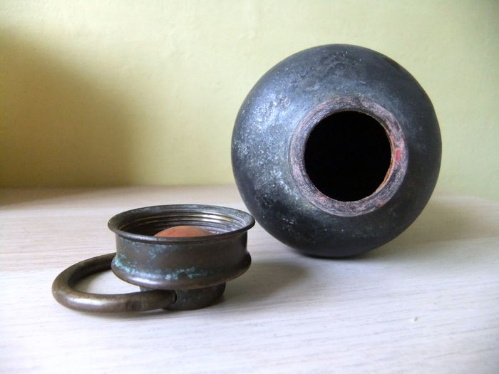 Old Metal Bottle