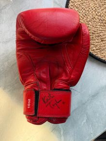 Katie Taylor signed glove