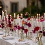 Dozen Elegant Glass Candle Holders with Pillar Candles       -  DIY Decor, Events Image 10