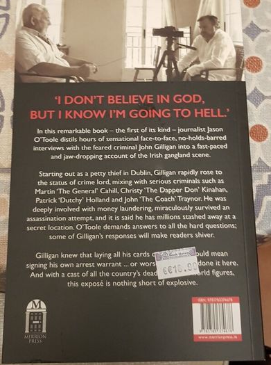 The Gilligan Tapes: Ireland's Most Notorious Crime Boss In His Own Words by Jason O'Toole