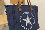 Canvas Tote Bag Navy - Brand New