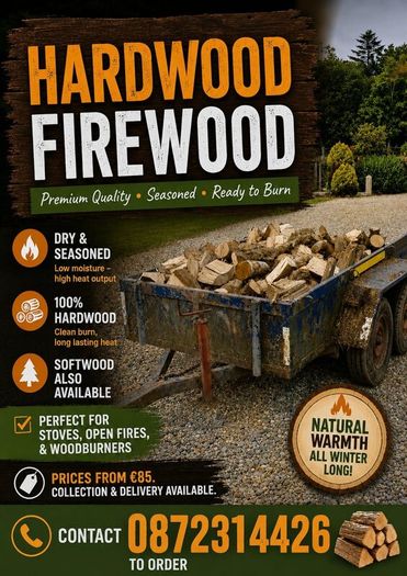 Top Class loads of seasoned hardwood firewood
