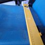 Used Double Passenger Van Seat with Seatbelts Blue Fabric Minibus Bench Image 4