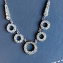 Vintage Art Deco Silver Pendant and matching earrings Image 7