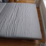 IKEA 2-Seat Sofa-Bed (Black & White Geometric) Image 8