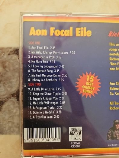 Richie Kavanagh CD - Aon Focal Eile