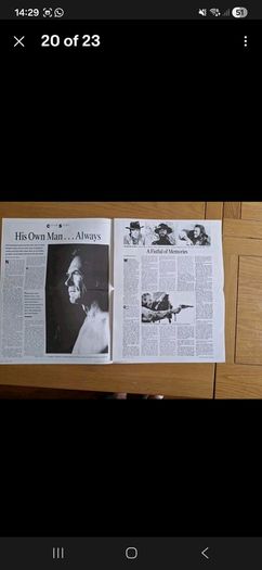 Unforgiven Press Kit Clint Eastwood