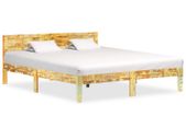 Bed Frame Solid Reclaimed Wood 140x200 cm