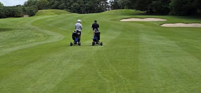 Premium Follow Golf Trolley - Axglo E5