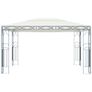 Gazebo with String Lights 400x300 cm Cream Image 3