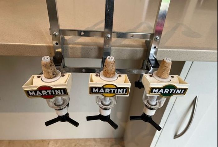 Martini Bar Man Cave Stand Alcohol Liquor Optic Spirit Dispenser