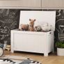 Storage Chest, Toy Storage Box Organizer with Safety Hinges Image 7