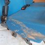 Used Double Passenger Van Seat with Seatbelts Blue Fabric Minibus Bench Image 2