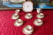 21 Piece Arklow Elegance Bone China Tea Set For 6 Person Setting Made In Ireland