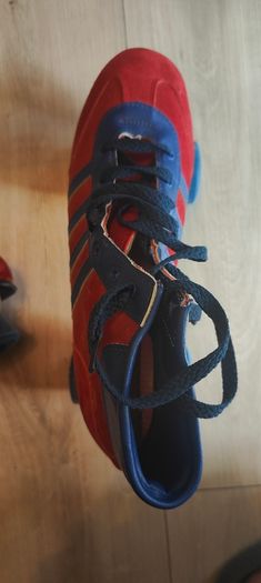 Vintage 1980s style disco roller boots