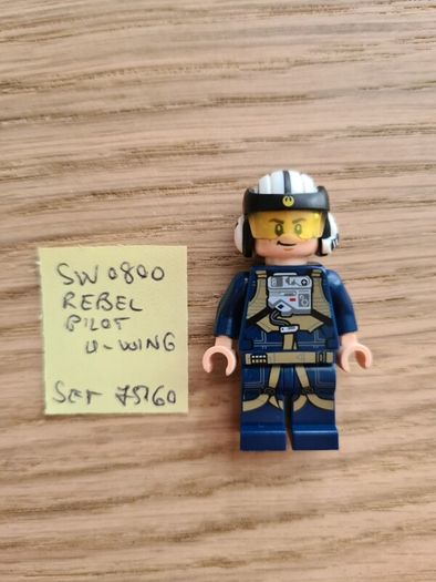 lego sw0800 rebel pilot U-wing, set star wars 75160