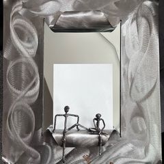 Mirror, Decorative Metal Frame
