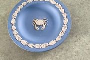 Vintage Wedgwood blue jasperware pin tray or small dish