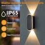 Solar Light for Fence Outdoor: 6 Packs IP65 Waterproof Wall Light Solar Powered with 3 Modes - Long Lasting Up Down Lighting for Deck Garden Door Porch Fence Patio Image 2